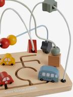 Labirinto-ábaco Carrinhos Montessori, em madeira FSC® multicolor 