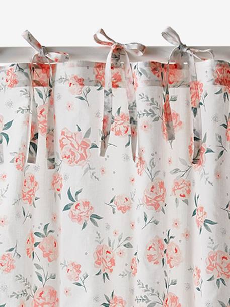 Cortinado Água de Rosas BRANCO CLARO ESTAMPADO 