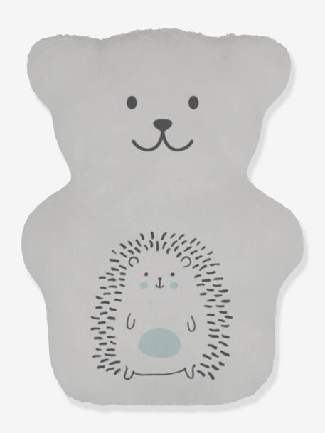 Urso terapêutico, BEKE BOBO CINZENTO CLARO LISO COM MOTIVO+multicolor 