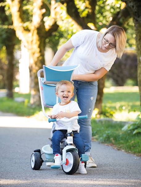 Triciclo Baby Balade plus - SMOBY azul-claro+rosa 