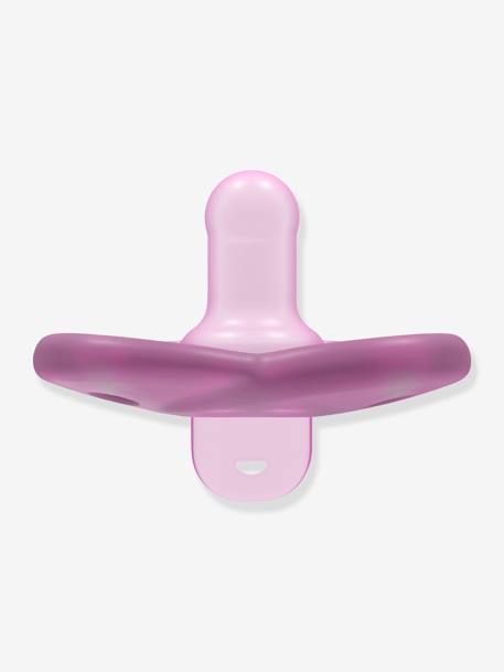 Lote de 2 chupetas para recém-nascido, Philips AVENT Soothie Coeur AZUL CLARO LISO+ROSA CLARO LISO 