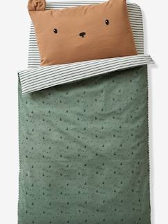 Têxtil-lar e Decoração-Roupa de cama bebé-Fronhas de almofada-Fronha de almofada para bebé, urso Green Forest