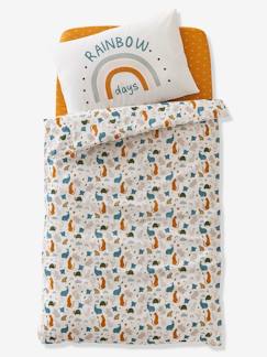 Têxtil-lar e Decoração-Roupa de cama bebé-Capas de edredon-Capa de edredon para bebé, Mini Zoo