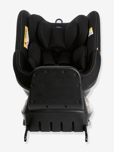 Cadeira-auto rotativa CHICCO Seat2Fit i-Size, 45 a 105 cm, equivalência ao grupo 0+/1 PRETO ESCURO LISO 