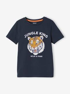 Menino 2-14 anos-T-shirts, polos-T-shirt de mangas curtas, com motivo, para menino