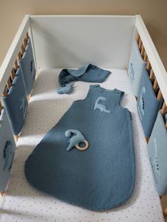 Têxtil-lar e Decoração-Roupa de cama bebé-Contorno de berço antichoques, Pequeno Dinossauro
