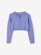 Casaco estilo bolero para menina VIOLETA MEDIO LISO 