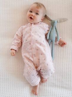 Ambientes Bebé - Vichy-Pijama em flanela de algodão, para bebé