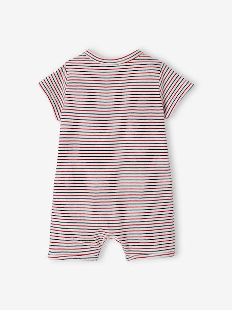 Lote de 2 pijamas-macacão, para bebé menino, Oeko Tex® BRANCO CLARO BICOLOR/MULTICOLO 