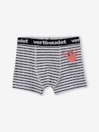 Lote de 7 boxers stretch monstros, para menino BRANCO CLARO ESTAMPADO 