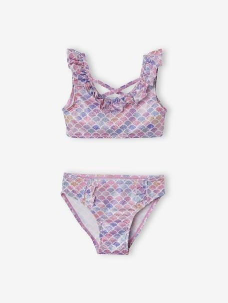 Cuecas de biquíni estampadas, para bebé menina-Bebé 0-36 meses-Vertbaudet