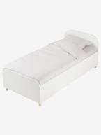 Cama com arrumação, Marinheiro BRANCO CLARO LISO 