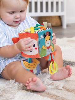 Brinquedos-Primeira idade-Bonecos-doudou, peluches e brinquedos em tecido-Cubo de atividades Selva - INFANTINO