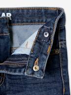 Jeans direitos Morfológicos e indestrutíveis, 'waterless', para menino, medida das ancas Estreita AZUL ESCURO DESBOTADO+AZUL ESCURO LISO 
