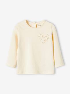 Bebé 0-36 meses-Camisola com bolso coração e morangos, para bebé menina