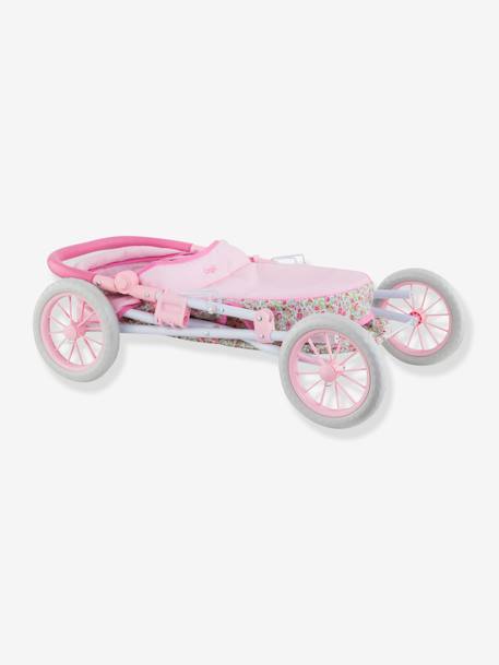 Carrinho de bebé para boneca de 36/42/52 cm, da COROLLE ROSA MEDIO LISO COM MOTIVO 