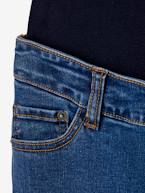 Jeans skinny, faixa sem costuras, para grávida AZUL ESCURO LISO+AZUL MEDIO DESBOTADO+CINZENTO ESCURO LISO 