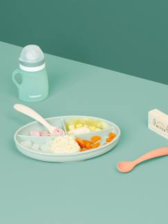 Puericultura-Alimentação Bebé-Conjunto de refeição em silicone, BABYMOOV Grow'Isy