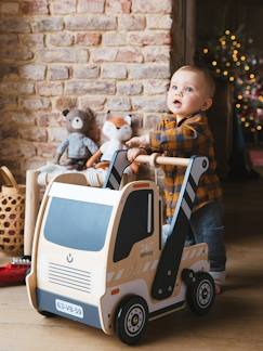 Veículos e circuitos-Brinquedos-Primeira idade- Baloiços, carrinhos de marcha, andarilhos e triciclos-Carrinho de marcha Camião, em madeira FSC®