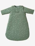 Saco de bebé personalizável, com mangas amovíveis, Green Forest BRANCO CLARO ESTAMPADO+VERDE ESCURO ESTAMPADO 
