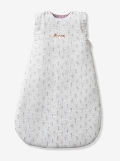 Têxtil-lar e Decoração-Saco de bebé sem mangas, em gaze de algodão, Doce Provença