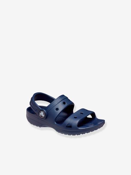 Sandálias para bebé, Classic Crocs Sandal T CROCS™ AZUL ESCURO LISO 