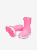 Galochas para criança, Crocband Rain Boot K CROCS™ ROSA CLARO LISO 