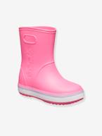 Galochas para criança, Crocband Rain Boot K CROCS™ ROSA CLARO LISO 