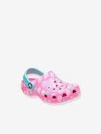 Socas para bebé, Classic Easy Icon Clog CROCS™ AZUL ESCURO ESTAMPADO+ROSA CLARO ESTAMPADO 