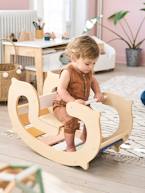 Baloiço Montessori, em madeira FSC® BEGE MEDIO LISO COM MOTIVO 