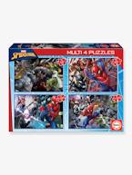 4 puzzles progressivos Homem-Aranha - EDUCA VERMELHO MEDIO BICOLOR/MULTICO 