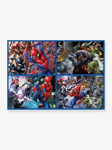 4 puzzles progressivos Homem-Aranha - EDUCA VERMELHO MEDIO BICOLOR/MULTICO 