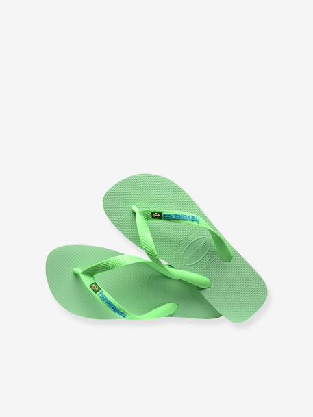 HAVAIANAS Brasil logo, para criança verde 