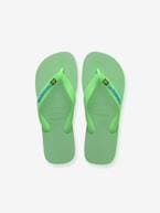 HAVAIANAS Brasil logo, para criança verde 