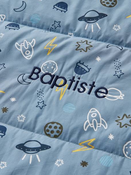 Saco-cama personalizável, tema Cosmos AZUL MEDIO ESTAMPADO 