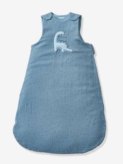 Têxtil-lar e Decoração-Roupa de cama bebé-Saco de bebé especial verão, em gaze de algodão, Pequeno Dinossauro