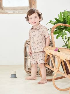 Bebé 0-36 meses-Conjunto camisa e calções, para bebé