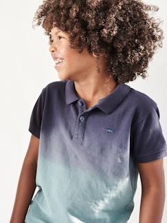 Menino 2-14 anos-Polo dip-dye, para menino
