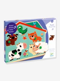 Brinquedos-Jogos educativos-Puzzle Sonoro Ouaf Woof - DJECO