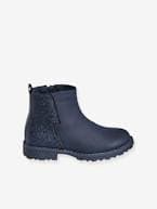 Botas com purpurinas fantasia, para menina AZUL ESCURO LISO 