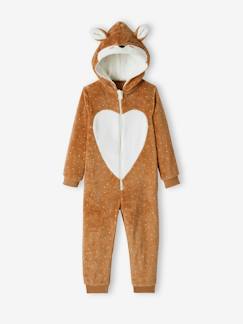 Macacão-pijama raposa, para menina