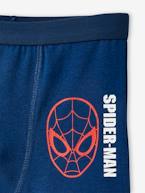 Lote de 3 boxers Homem-Aranha da Marvel® AZUL ESCURO LISO 