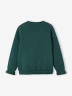 Sweat árvore de Natal, para menina verde-abeto 