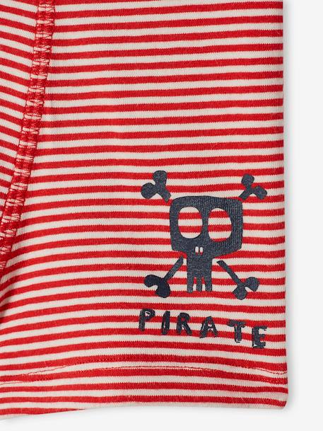 Lote de 5 boxers stretch 'piratas', para menino AZUL ESCURO ESTAMPADO 