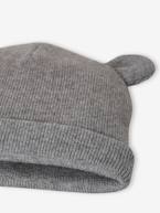 Gorro com orelhas, para bebé CINZENTO CLARO MESCLADO 