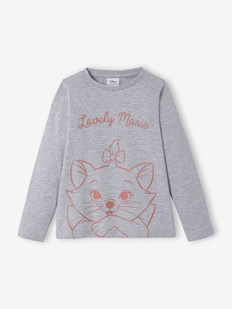 Camisola Marie Os Aristogatos da Disney®, de mangas compridas, para criança CINZENTO CLARO LISO COM MOTIVO 