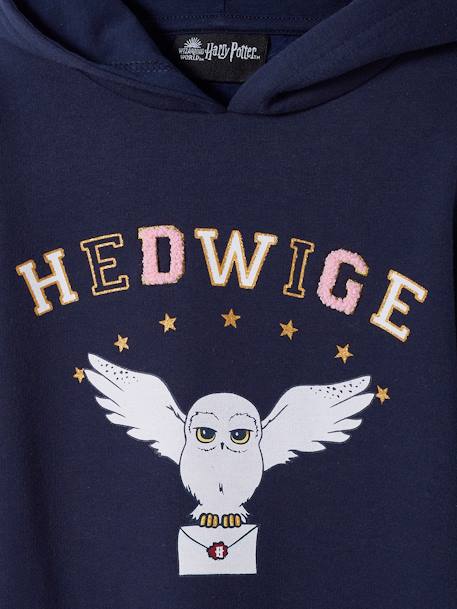 Vestido estilo sweat Harry Potter®, para criança AZUL ESCURO LISO COM MOTIVO 