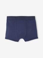 Lote de 3 boxers NASA® AZUL ESCURO LISO COM MOTIVO 