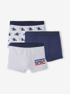 Menino 2-14 anos-Roupa interior-Slips, Boxers -Lote de 3 boxers NASA®