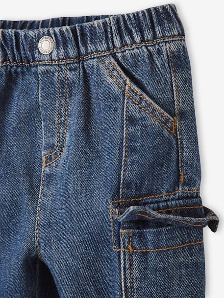 Jeans com bolsos dos lados, para bebé ganga brut 